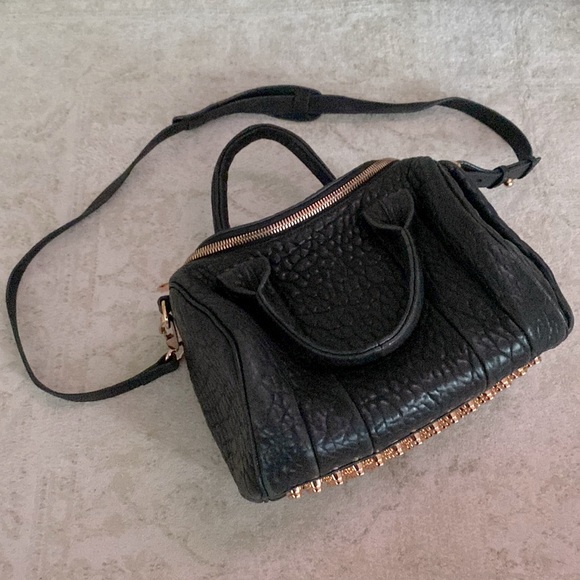 NOT FOR SALE *AUTHENTIC* ALEXANDER WANG Medium Black Rocco Bag - Picture 2 of 9